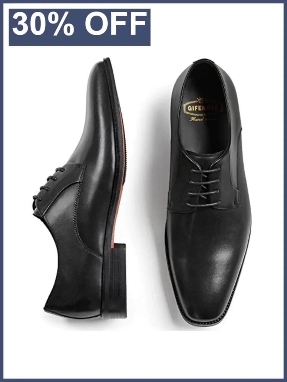 Men's Oxford Dress Shoes Leather Lace-Up Formal Business